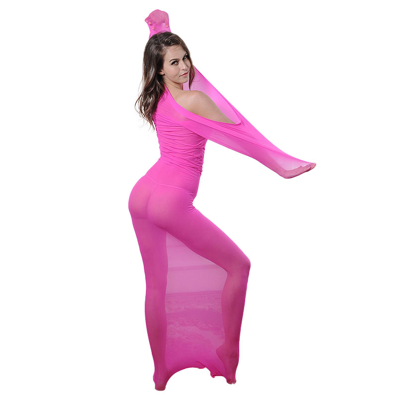 House Of Dasein Pink Full Body Silk Stocking Bondage Temptations Restraints Bdsm - Pink