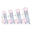 House Of Dasein Realistic Clear Dildo Jelly Cock Balls Dong Suction Cup 4 Size Classic - Clear - M (18X3.7Cm)