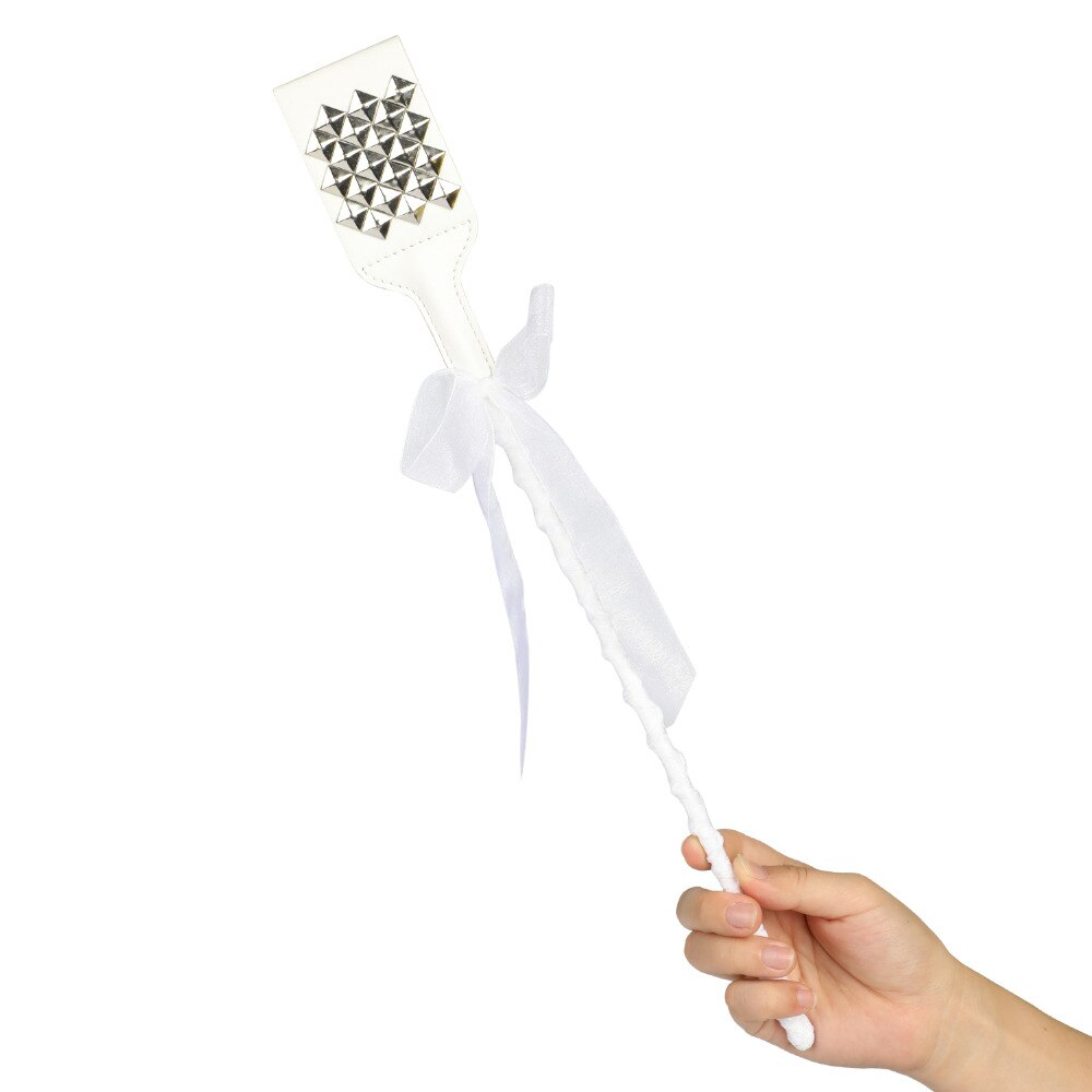 House Of Dasein White Crop Sex Whip Spanking Toy Impact Play Bdsm Bondage Restraints - White