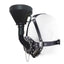 House Of Dasein Black Funnel Gag Head Harness Play Bdsm Toy Water Sports Bondage - Black