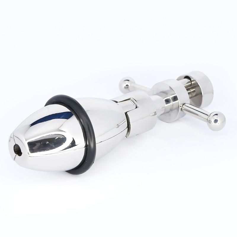 House Of Dasein Ultimate Asslock Stainless Steel Metal Anal With Lock Expanding Butt Plug - Pink