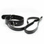 House Of Dasein Collar Leash Leather Harness Pink Red Black Bondage Bdsm Kink Fetish - Black