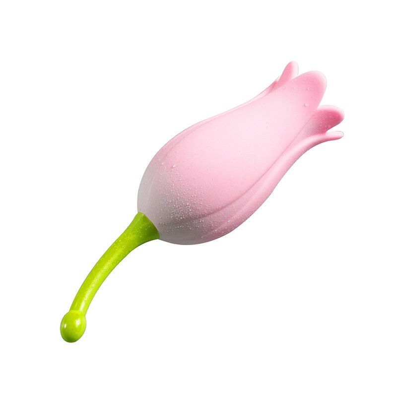 House Of Dasein Ultrasonic Tulip Fast Orgasm Clitoris Vibrator Sex Toys For Women - Green Main image