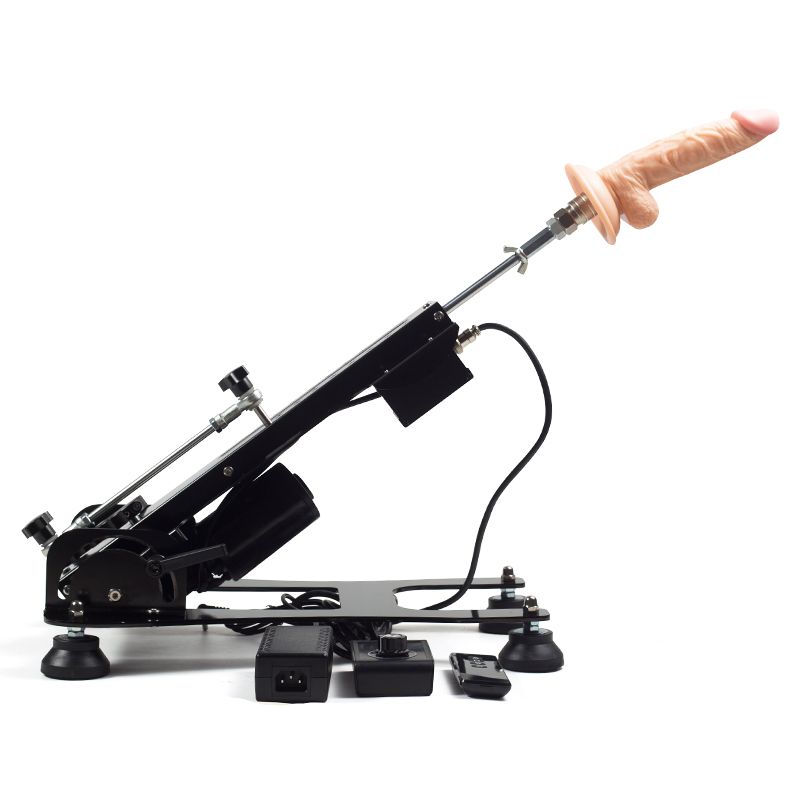 House Of Dasein Quiet Powerful Automatic Thrusting Sex Machine Unisex Toy With Dildos - Remote Control + Wire - Remote Control + Wire Control