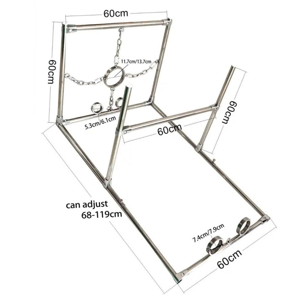 House Of Dasein The Tempest Pro Pack Bdsm Stainless Steel Bondage Frame Sex Furniture - Pro Pack