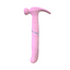 House Of Dasein Novelty Double Ended Hammer Rechargeable Triple Vibrator Female Sex Toy - Pink - G-Spot Curved End