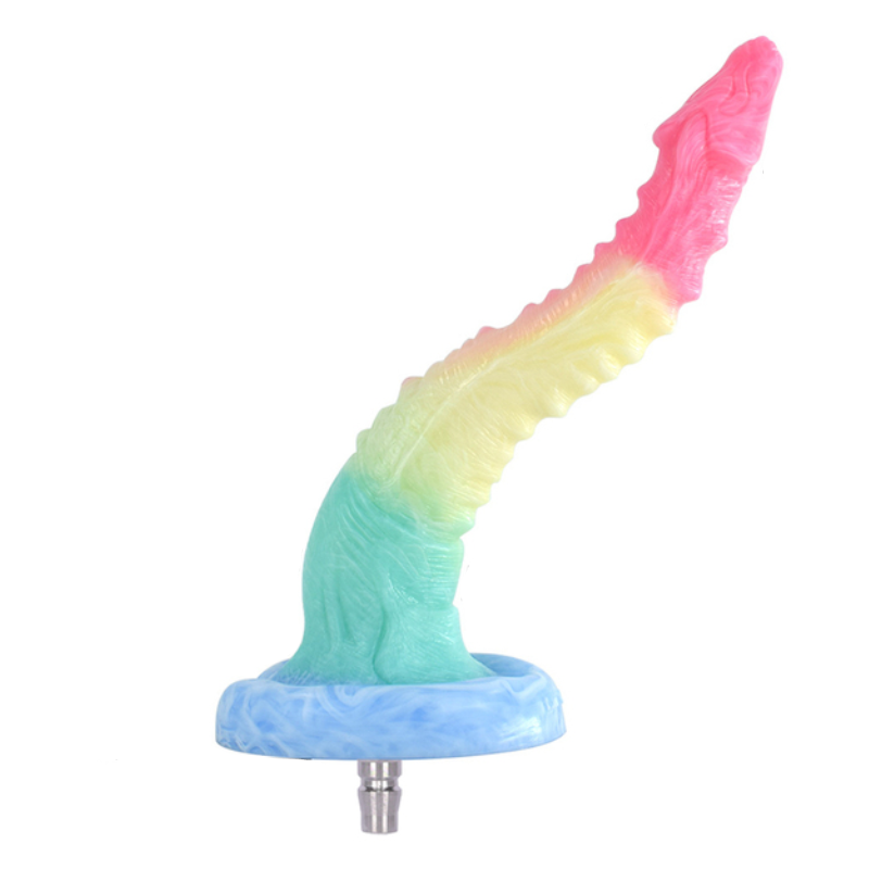 House Of Dasein Colourful Rainbow Big Dildo Vac U Lock Attachments For Automatic Sex Machine - Rainbow - N5037
