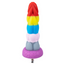House Of Dasein Rainbow Liquid Silicone Suction Cup Colourful Dildo - Vac-U-Lock