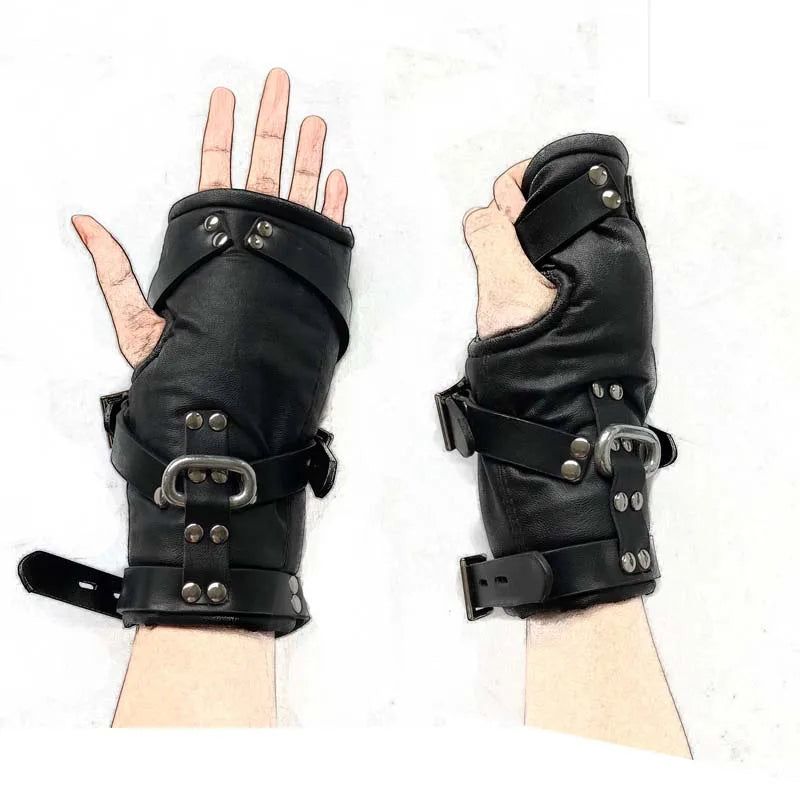 House Of Dasein Leather Bdsm Bobdage Set Hang Foot Harness Restraints Adult Games Suspension Sm Sex Toys For Couples Women - Handcuffs
