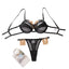 Gathering Perspective Sexy Lingerie Two Piece Set - L