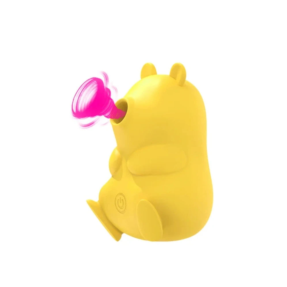 House Of Dasein Vibrator Sucker Clitoris Sucking Female Nipple Oral Vacuum Stimulator - Yellow