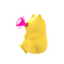 House Of Dasein Vibrator Sucker Clitoris Sucking Female Nipple Oral Vacuum Stimulator - Yellow