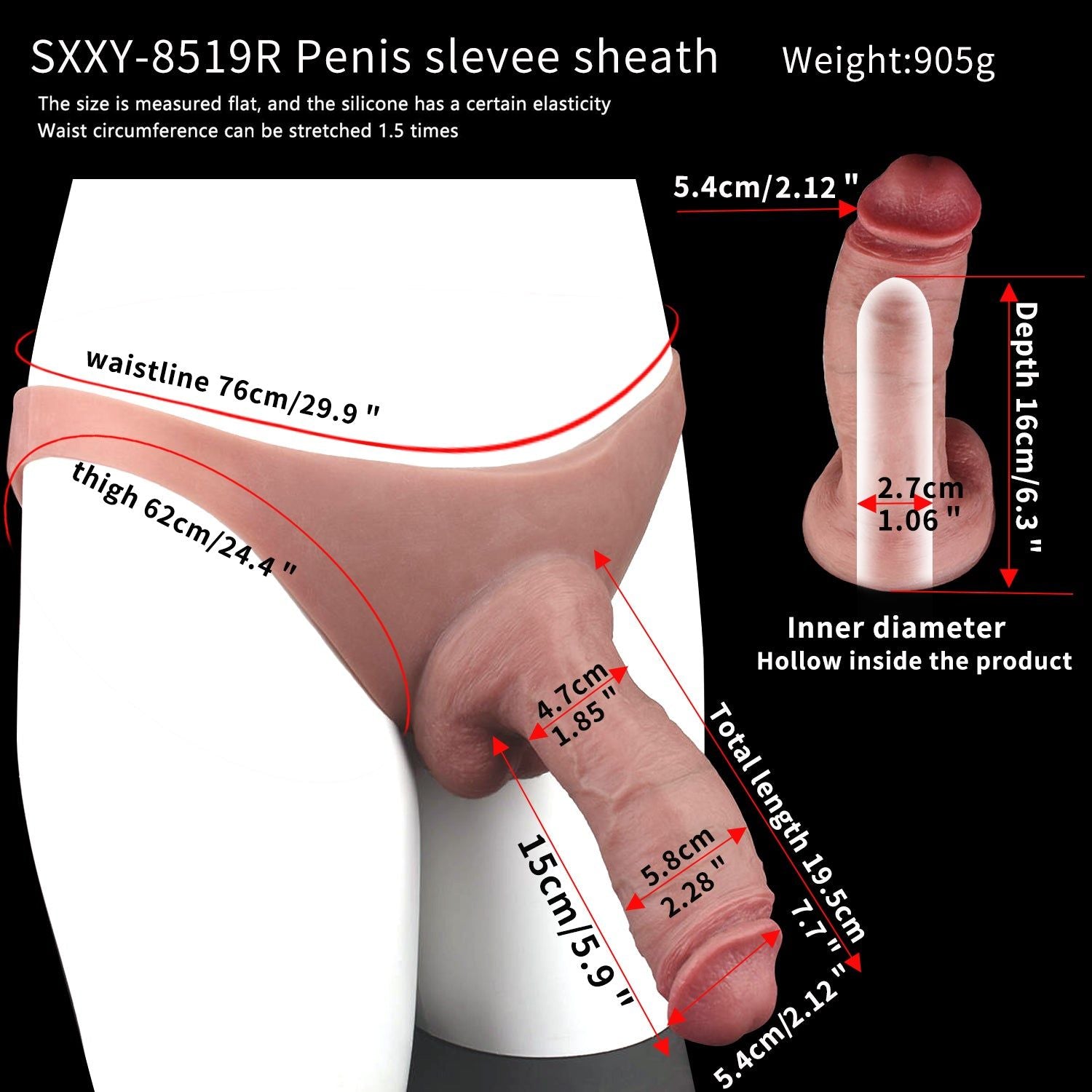 House Of Dasein Strap-On Hollow Penis