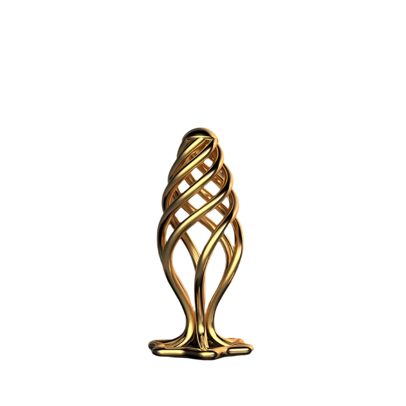 House Of Dasein Metal Hollow Small Whirlwind Anal Plug Male And Couple Female Dilation Adult Flirt Dildo Adule Gay Sex Toys - S Main image