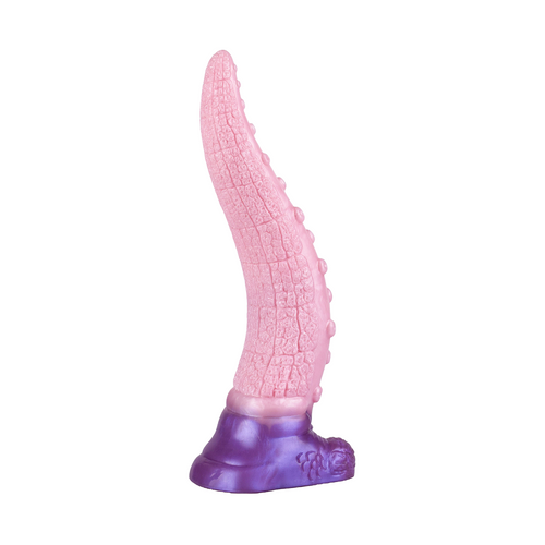House Of Dasein Pink Purple Long Dragon Tongue Silicone Textured Dildo 28 Centimeter 8.5 645 Gram