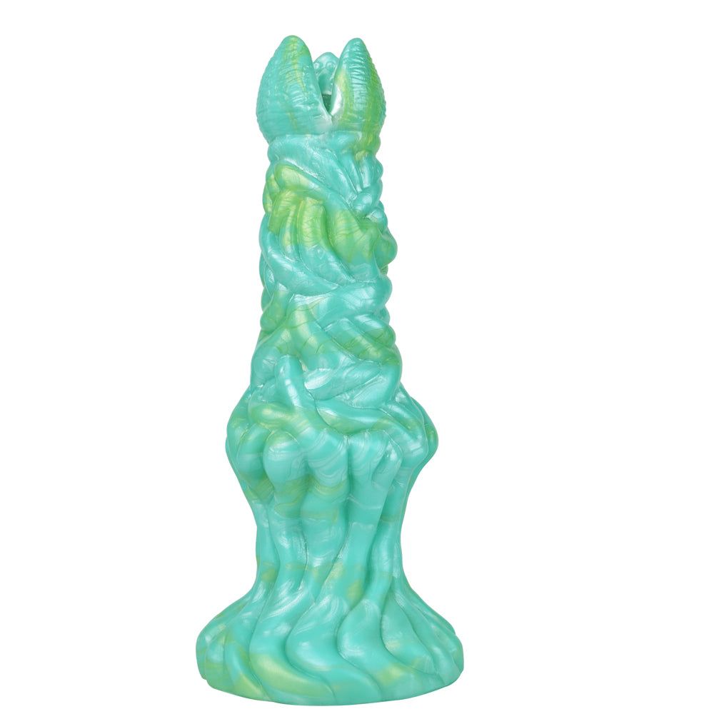 House Of Dasein Pandora Bloom Novelty Textured Silicone Dildo For Women Material: - Teal Main image