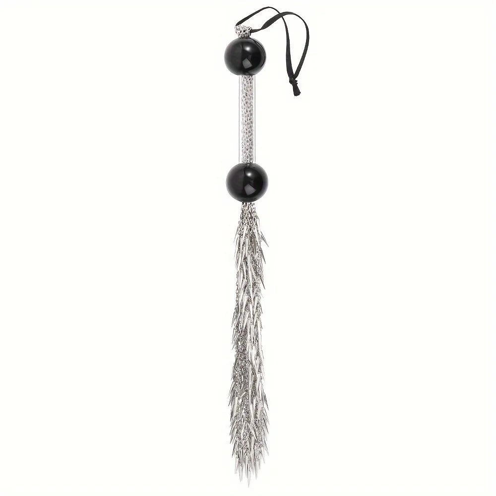 House Of Dasein Metal Pepper Double Bead Chain Whip With Restraints Spanking Flogger Bdsm Adult Flirting Sex Play Toys For Women And Couples