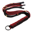 House Of Dasein 64Cm Braided Tails Black And Red Bdsm Flogger Impact Play