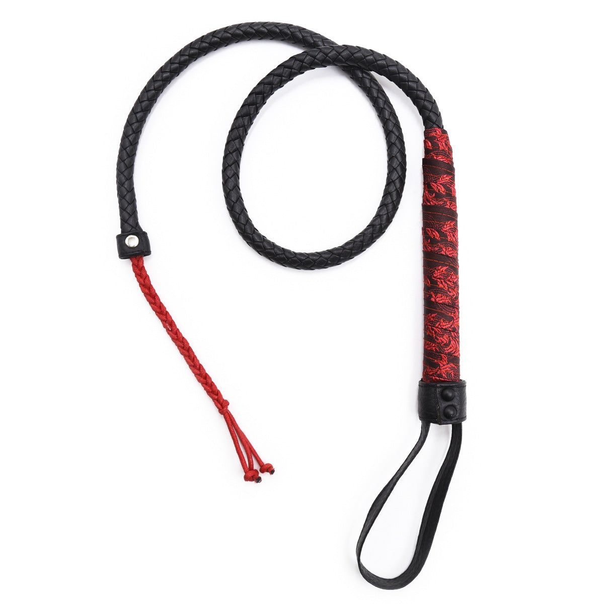 House Of Dasein Handwoven Whip Chinese Style Handle Leather Sex Toy Main image