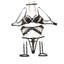 House Of Dasein Metal Chain Motorcycle Accessories Sexy Fashion Bra Splicing Complex Craftsmanship Fun Underwear Women's Wear - Black - L
