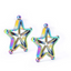 House Of Dasein 1 Pair Star Nipple Clamps Stainless Steel Non Piercing Stimulator Erotic Toys Women - Colorful