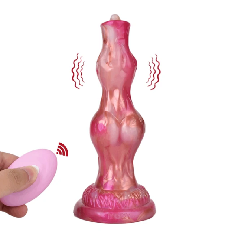 House Of Dasein Fantasy Knot Dildo With Sucker Sex Toys Wireless Control Vibrator Strap On Penis - Vibrator 2141
