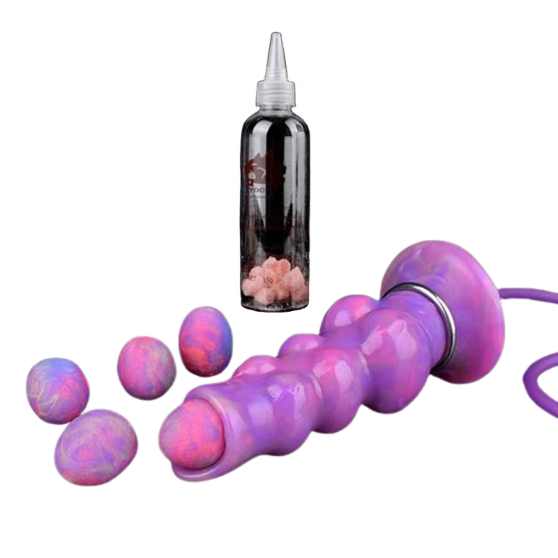 House Of Dasein Fantasy Pneumatic Luminous Ovipositor Anal Sex Toys Lay Eggs Dildos Butt Plug - Fy2146-Qdor-Lube P