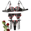 House Of Dasein Sexy Lingerie Set With Embroidered Flowers - L