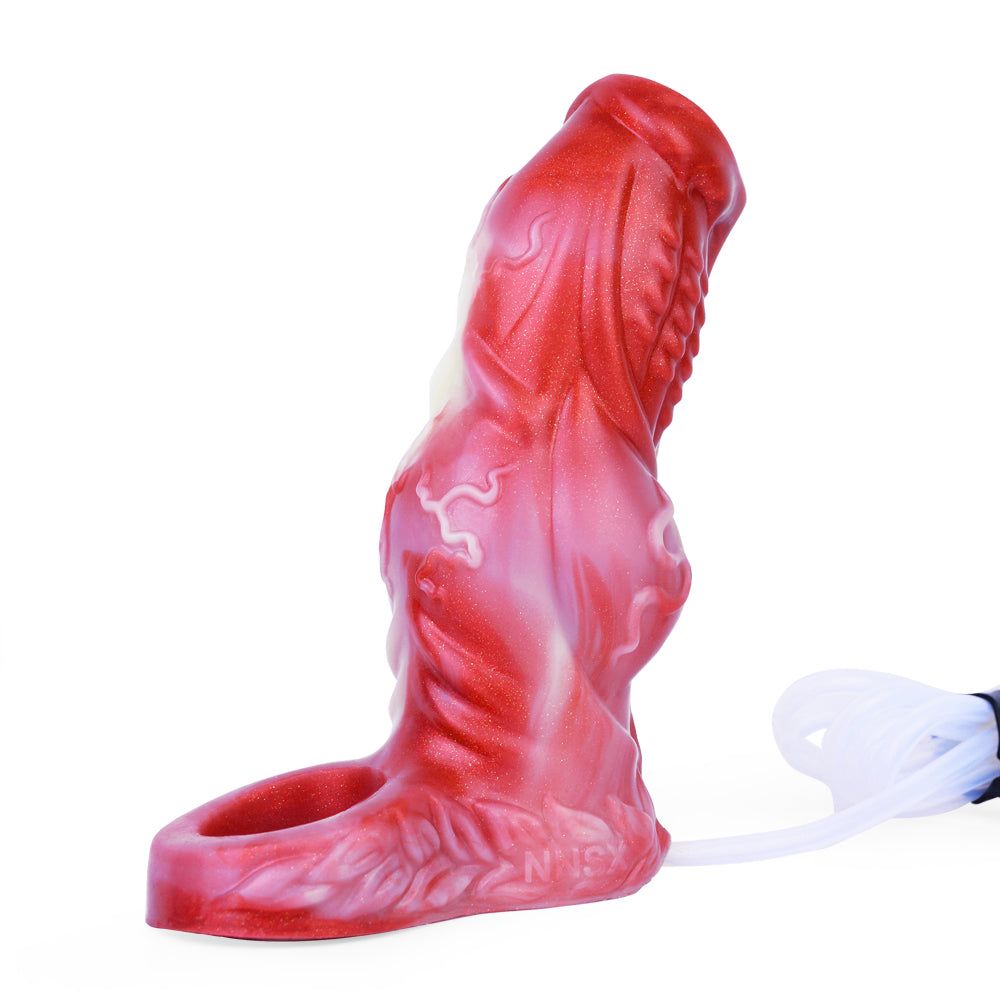 House Of Dasein Theodore Textured Red Large Squirting Penis Sleeve Main image