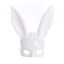 House Of Dasein Sexy Bunny Rabbit Ears Mask Costume Cosplay Fetish Bdsm - Shiny White