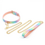House Of Dasein Adult Sm Products Bdsm Bondage Rainbow Neck Collar And Flirting Leash