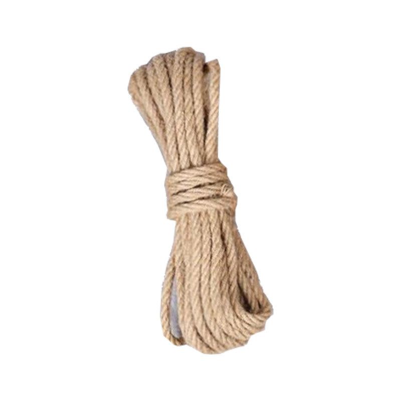 House Of Dasein 4Mm-12Mm Natural Burlap Jute Twine Retro Rope String Handmde Craft Wedding Home Decoration Cords - 5M - Style C