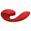 House Of Dasein Women's Automatic Heating Sucking Clitoral Multifrequency Vibrator Silicon Red