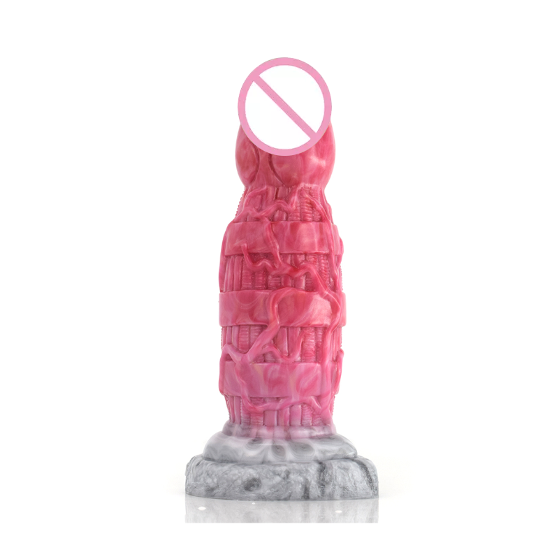 House Of Dasein Python Jormungand Dildo-Yocy-2110 - Pink-Grey