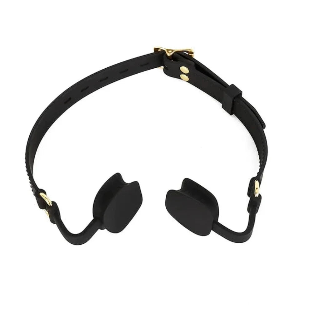 House Of Dasein Silicone Mouth Ball Invisible Yoke Bdsm Gag For Couples Fantasy And Fetish Toys - Black