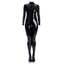 Sexy Shiny Full Body Patent Leather Open Crotch Catsuits Bodysuits - Shiny Black - S