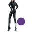 House Of Dasein Sexy Latex Gummi Catsuit With Puff Sleeves Handmade Bodysuit For Women And Men - Purple - Men-Xxl - Men