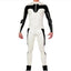 House Of Dasein White And Black Latex Catsuit No Socks Front Crotch Zip For Men Costumes - White - Xxl