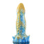 House Of Dasein Monster Fantasy Dildo Silicone Realistic Rainbow Colour Anal Plug Flexible - Light Blue-Yellow