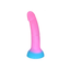 House Of Dasein Soft Flexible Luminous Glowing Suction Cup Dildo For Women Maximum Pleasure Vag - Pink With Blue