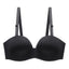 House Of Dasein Summer Smooth Anti-Slip Seamless Gathered Sexy Comfortable Daily Plus Size Single Bra - Black - 80C