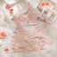 House Of Dasein High Elastic Lace Underwear Seductive 3D Tailored Slim Elegant Fashion Essential Lingerie Set - Pink - Xl