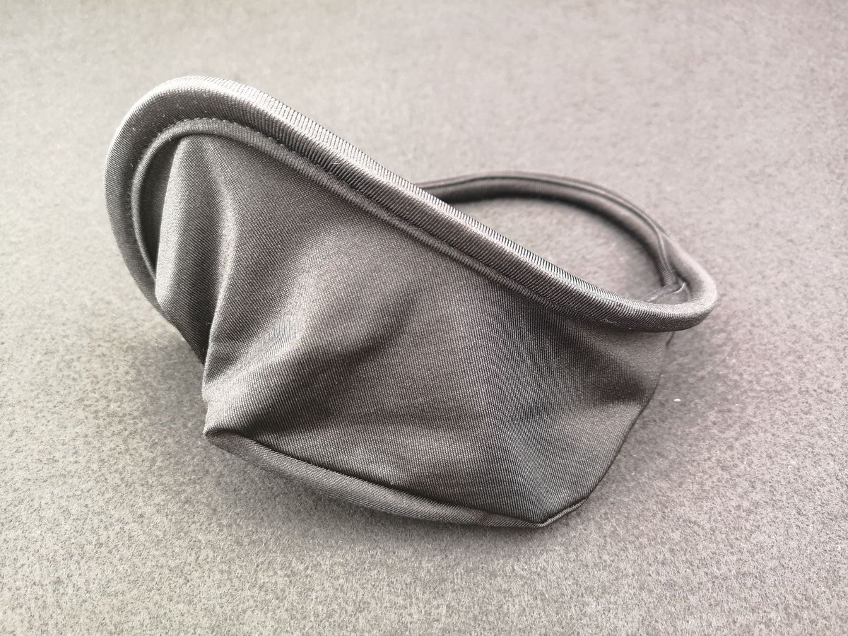 Men Nylon Invisible C String Panties Male C black edge black smooth All yards Main image