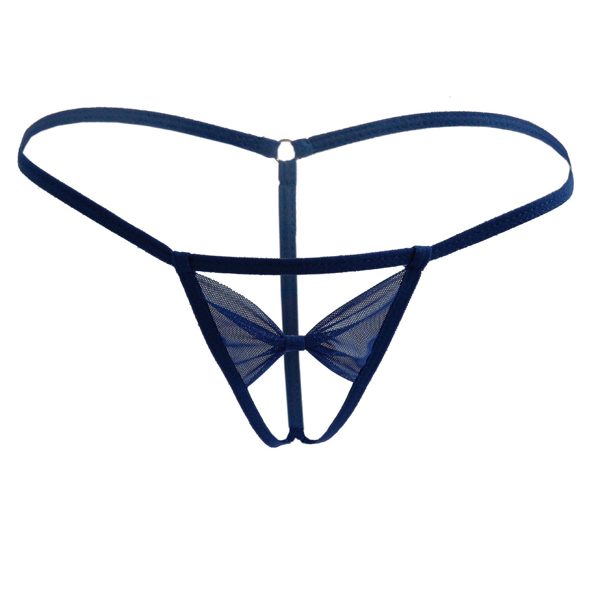 Women T Panties Mesh Polyester Underwear Black All yards Main image