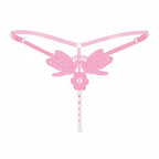 Adjustable Lace Thong Blue LOVVA
