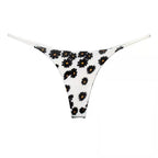 Women Milk Silk Low Waist Bikini Thong Daisy Size: L; Recommended weight (kg): 54 - 61; Waist (cm): 70 - 76; Hip (cm): 90 - 94; Suitable fit: slightly full build