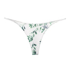 Women Milk Silk Low Waist Bikini Thong Green Leaf Size: L; Recommended weight (kg): 54 - 61; Waist (cm): 70 - 76; Hip (cm): 90 - 94; Suitable fit: slightly full build