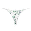 Women Milk Silk Low Waist Bikini Thong Green Leaf Size: L; Recommended weight (kg): 54 - 61; Waist (cm): 70 - 76; Hip (cm): 90 - 94; Suitable fit: slightly full build