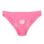 Ye Zimei Ice Silk Open Crotch Briefs Black LOVVA