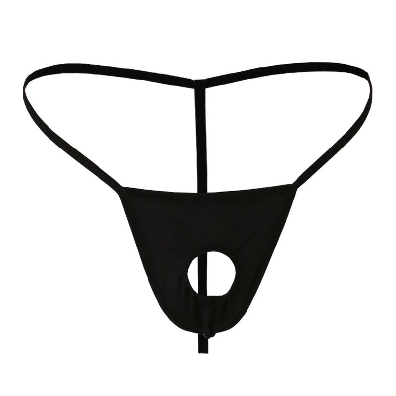 Men Mesh T String Underwear All Size D029 Black All yards Main image